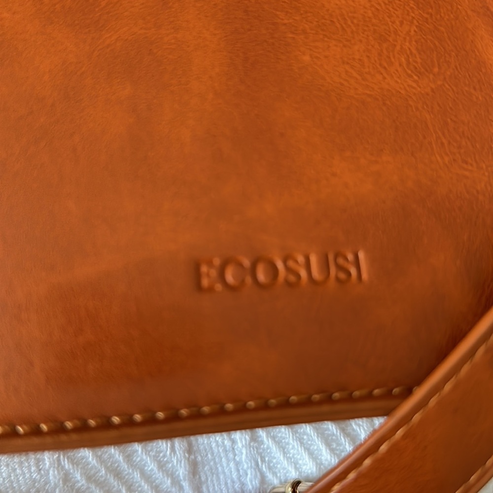 Brand New Not Worn Ecosusi Vegan Leather Backpack Gem